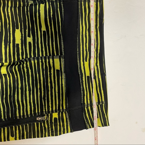 lululemon 4 Crop leggings Pace Rival Sea Wheeze - Picture 3 of 9